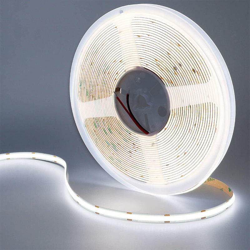No resistente al agua 12V24V 8mm10mm 480Leds 6500K Blanco CE RoHs Flexible COB Luz de banda LED