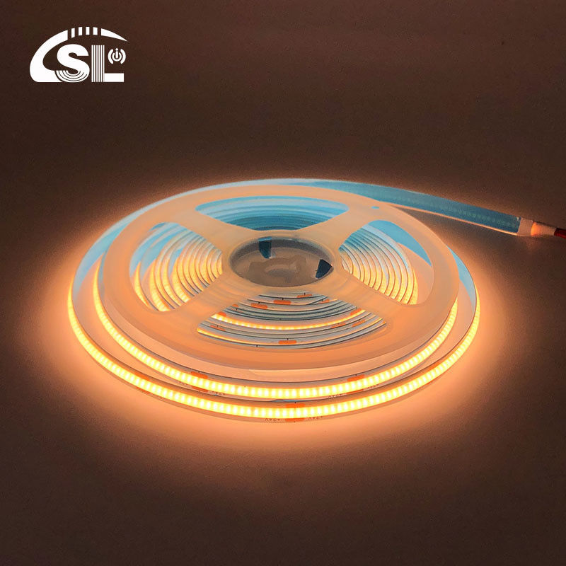 Luz de banda LED a prueba de agua IP20/IP65 8mm 12V24V 320Leds 2700K Un centímetro de corte 3-