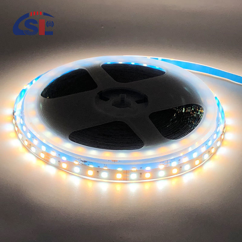 CCT 12V24V 8mm 120leds 3000K-6500K 35Copper Led Strip Light para el gabinete de retroiluminación de televisión