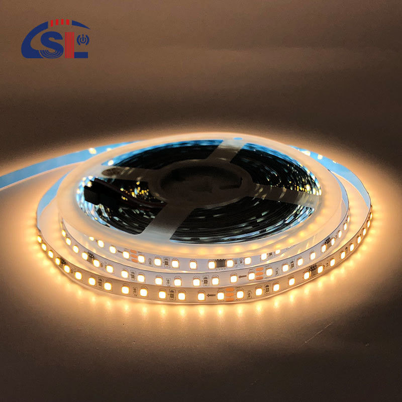 Control táctil 8mm 120leds 3000K Blanco cálido SMD2835 Luz de banda LED para decoración interior