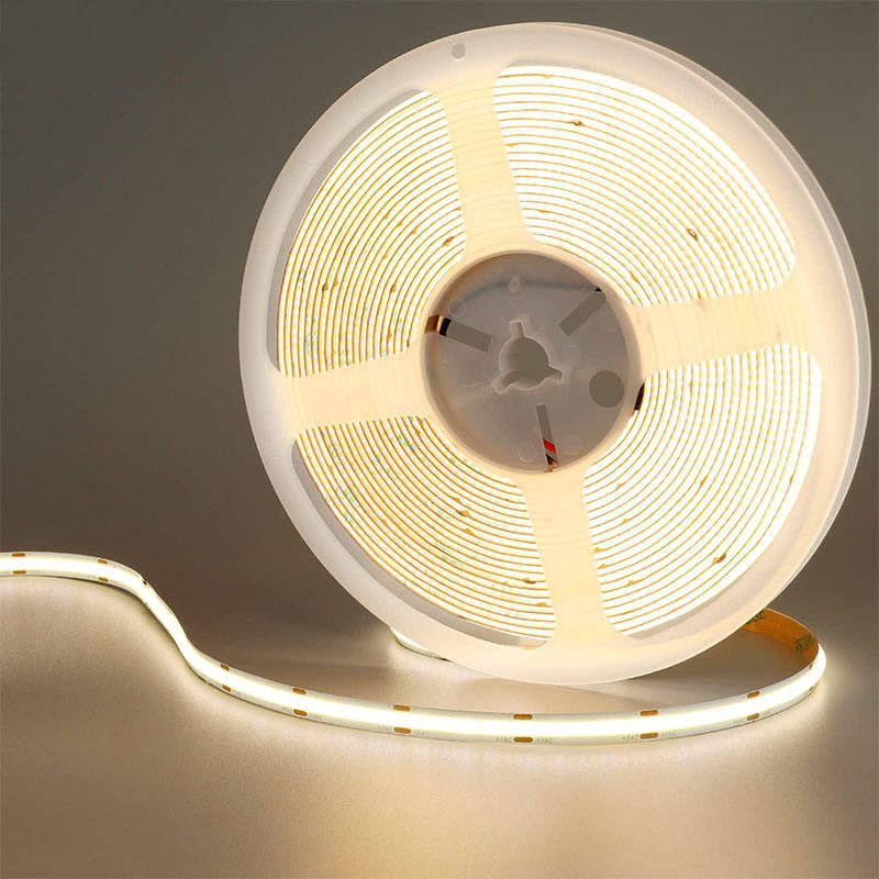 Hotel DC12V24V 8mm10mm 480Leds 3000K4000K6500K Alta luminosidad Flexible COB Led Strip Light para la cocina y el salón