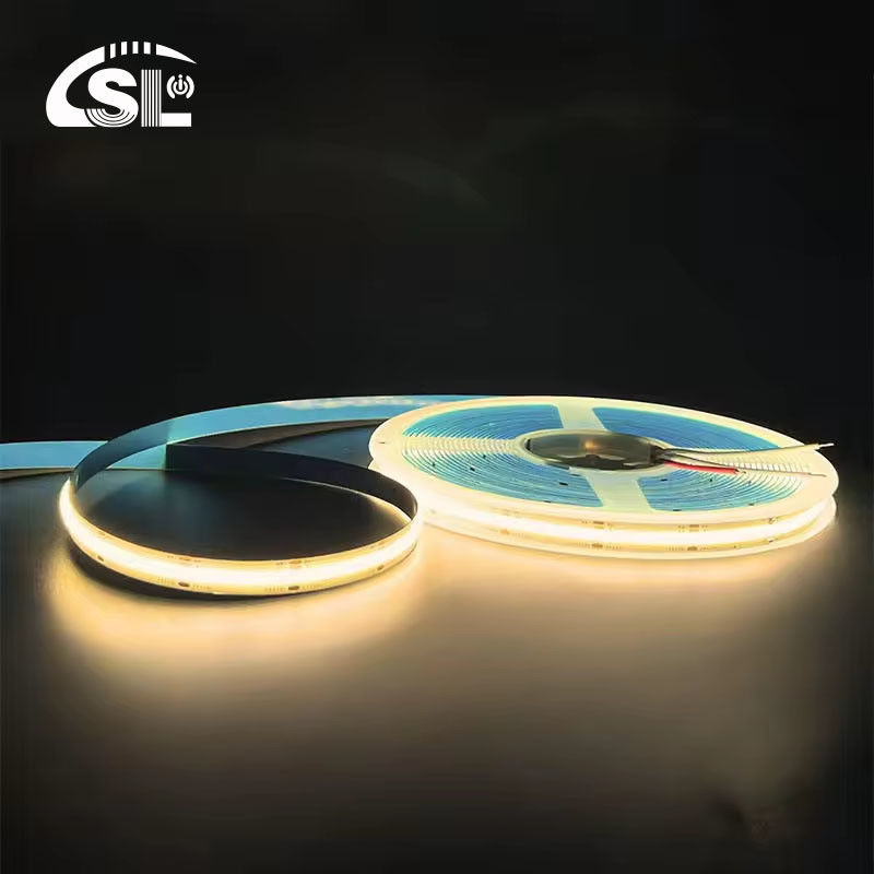 320Leds 3000K cálido Flexible COB Led Strip luz para la cocina sala de estar Ra90 Flexible