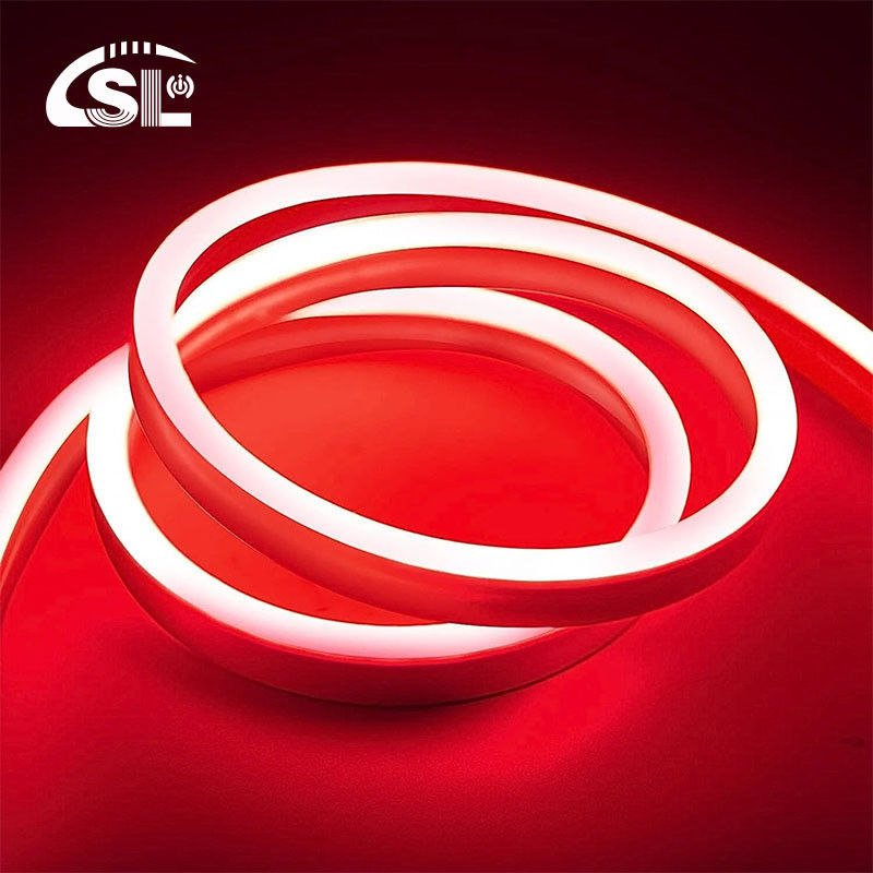 DC 12V LED rojo Neon Flex con 50000 vida útil y instalación de montaje colgante