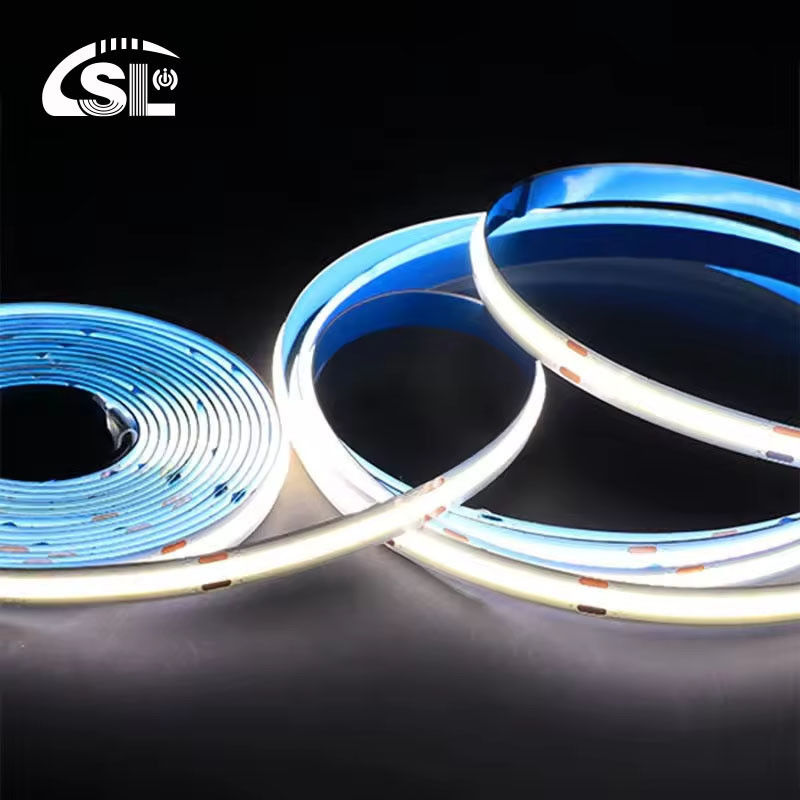 Alta luminosidad COB Led Strip Light IP20 Ra90 8mm/10mm 12V24V 320Leds 3000K4000K6500K para el salón
