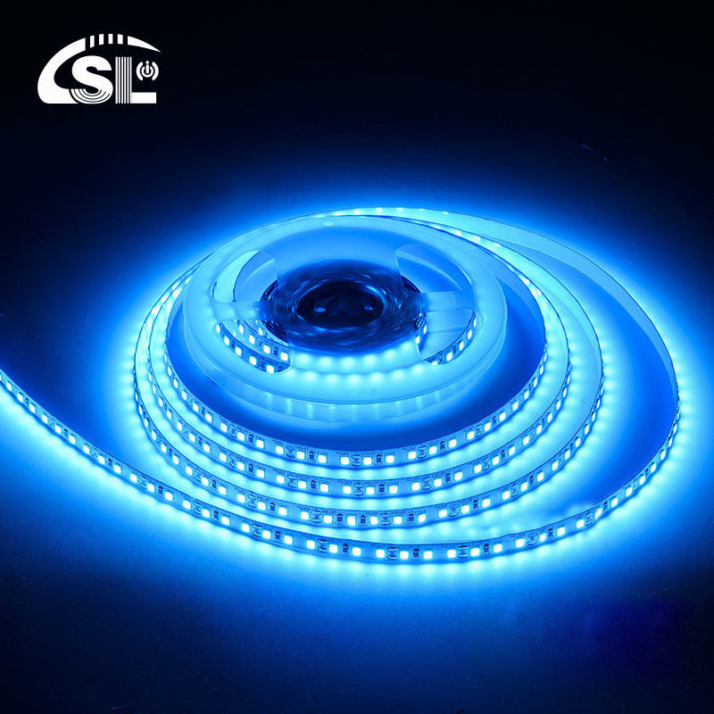Decoración de exteriores e interiores 12V24V 8mm SMD 2835 Tabla de corte a presión púrpura Luz de banda LED