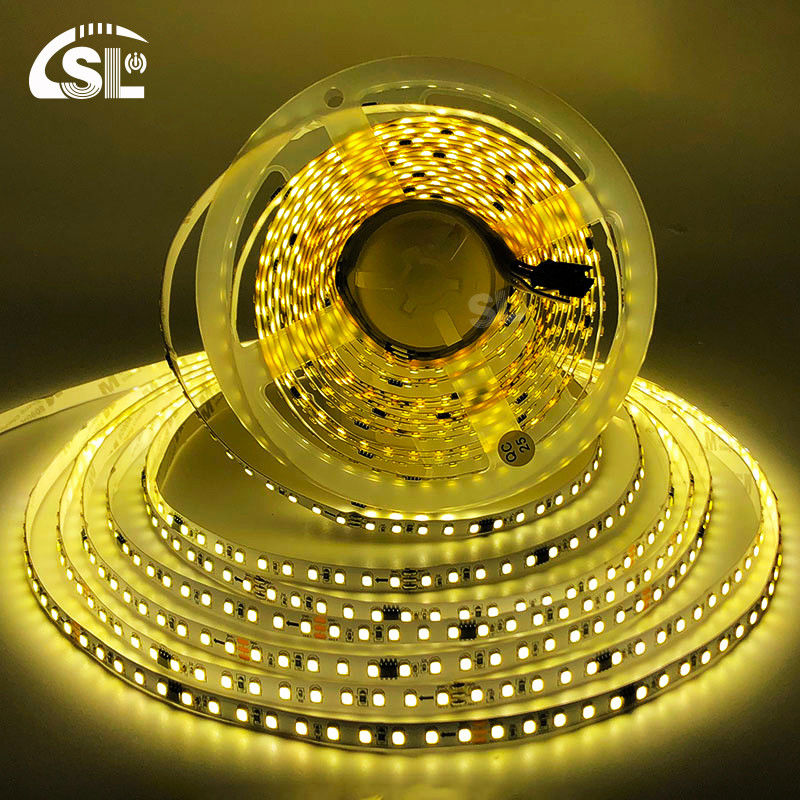 DC12V 24V SMD2835 Electroplate PCB 120Ds 8mm Ra 80 4000K LED Light Strip para el hogar