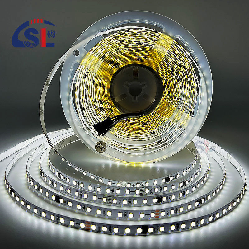 Luz LED para viviendas DC12V 24V SMD2835 PCB de electroplata 120Ds 8mm Ra 80 6500K en funcionamiento