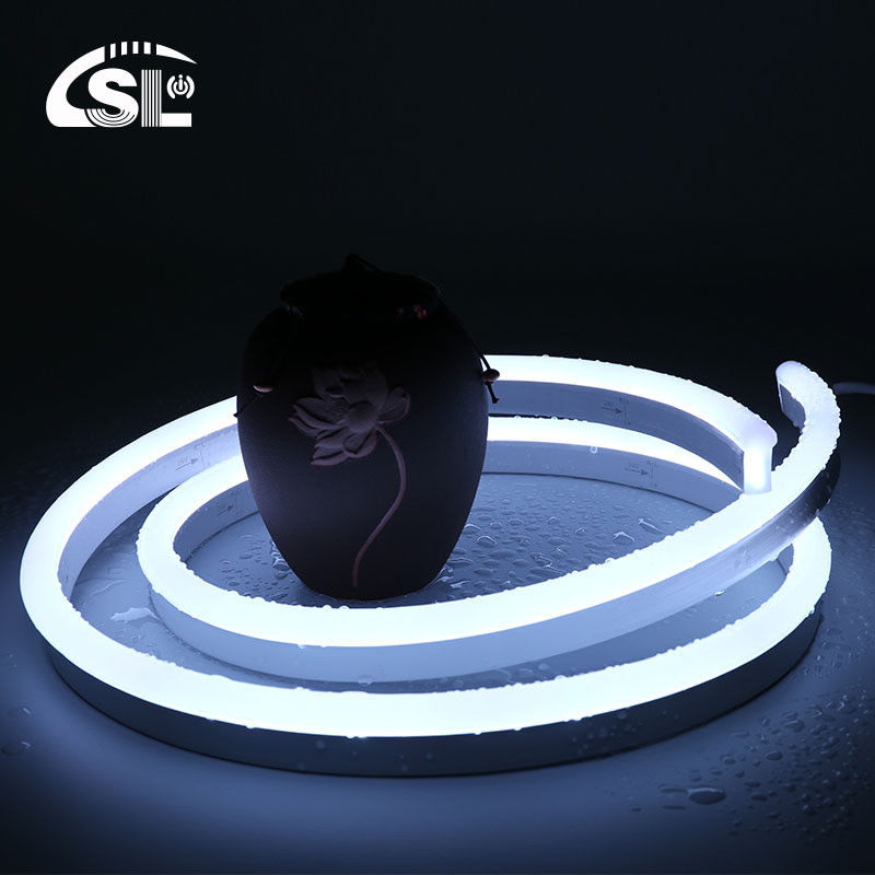 Neon Flex DC 12V IP65 Impermeable 8x16mm 120 LEDs/M Kit completo 12V para el funcionamiento de energía