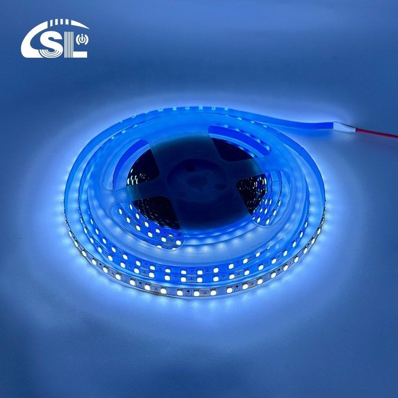 12000K 120leds 8mm 12V24V Alto brillo Blanco frío SMD2835 Luz de banda LED para interiores
