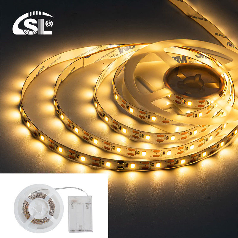 Decoración de interiores 3000K/4000K/6500K Electroplata flexible SMD2835 Luz de banda LED 5V 8mm 120LED