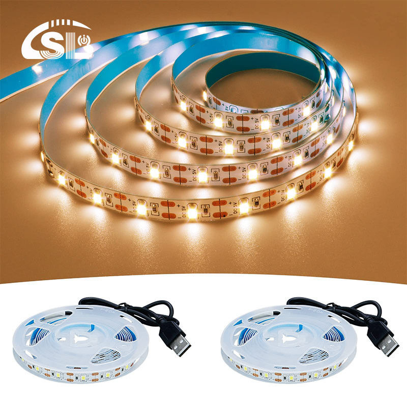 Soporte para oscurecedores 5v 8mm 120leds 3000K Blanco cálido con placas flexibles LED