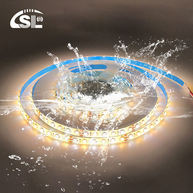 12mm 240leds 3000K-6500K CCT Dual Color SMD2835 Luz de banda LED con voltaje de entrada de 24V