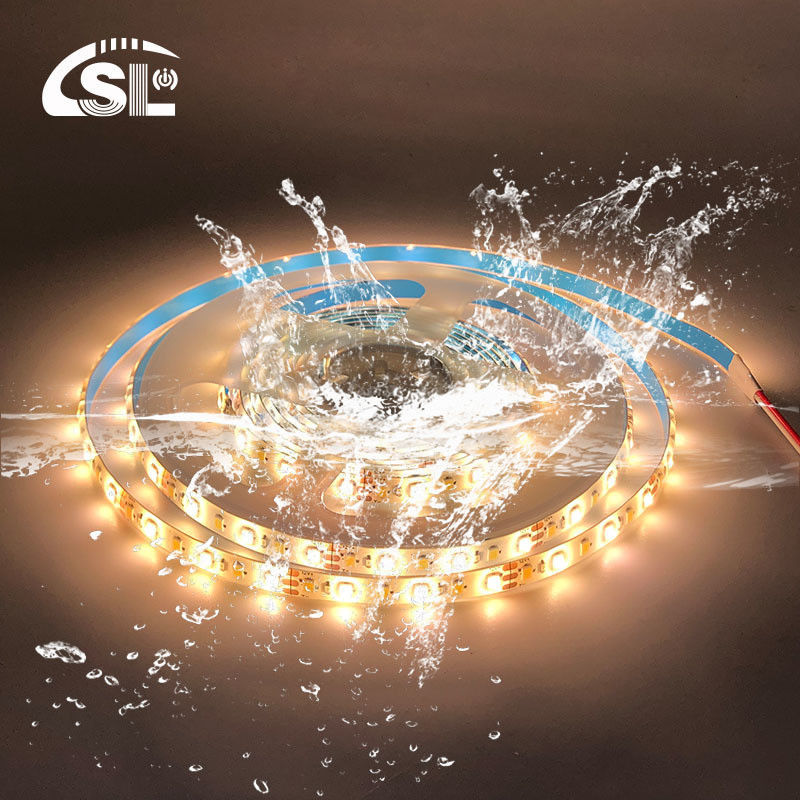 Luz de banda LED 8mm 120leds 3000K-6500K impermeable IP65 SMD2835 para decoración de interiores