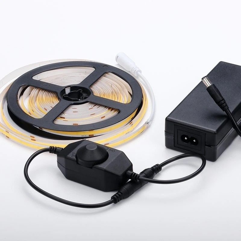 CCT COB Led Strip Light DC12V24V 8mm10mm ancho 608leds 3000K 6500K para decoración de interiores