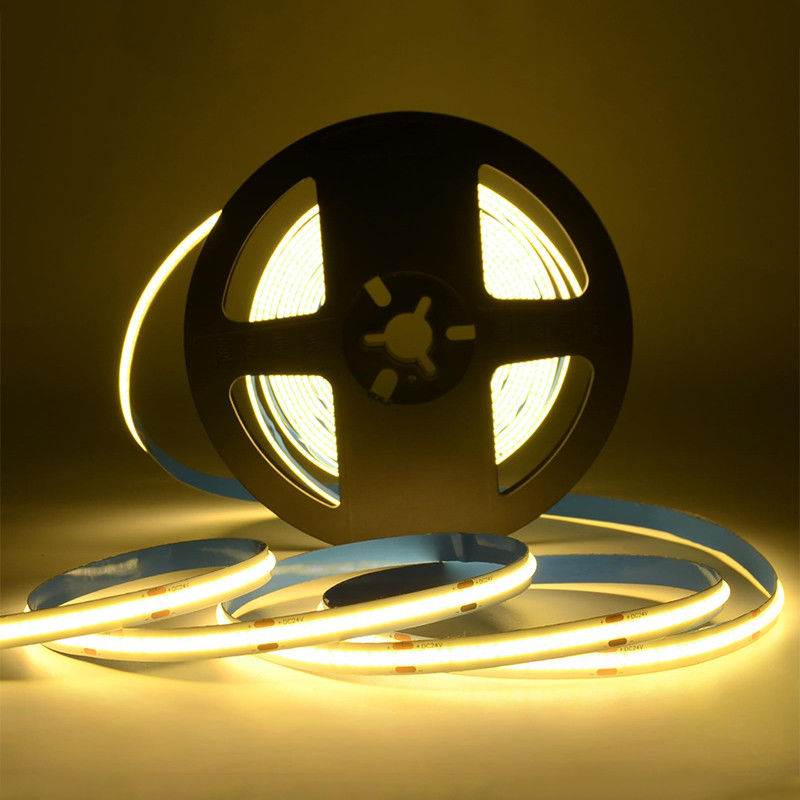 10W/m o Walt personalizable por metro COB Luz de banda LED para cocina y sala de estar