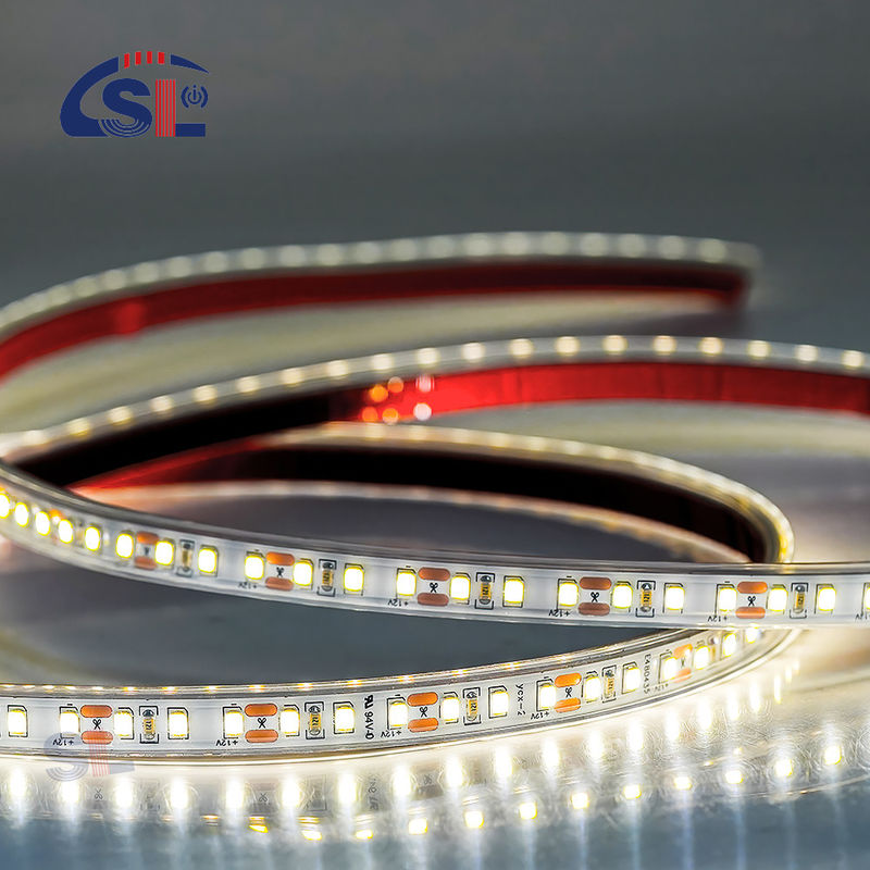 IP67 a prueba de agua 12V 24V LED Blanco Blanco caliente 2835 120LEDs/m para decoración de jardín al aire libre