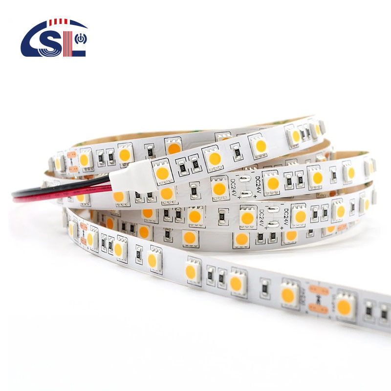 Control táctil cubierta de silicona de neón flexible 10M luz de banda LED 12V 24V Smd2835 6000K