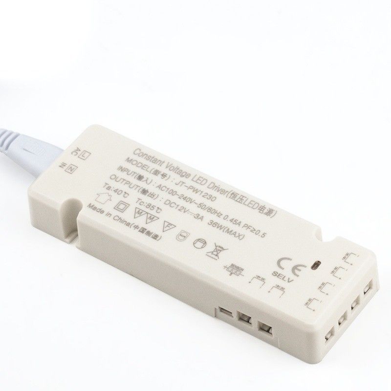Fuente de alimentación de conmutación de 12V 24V DC AC190-240V Transformadores de iluminación silenciosa para luces LED