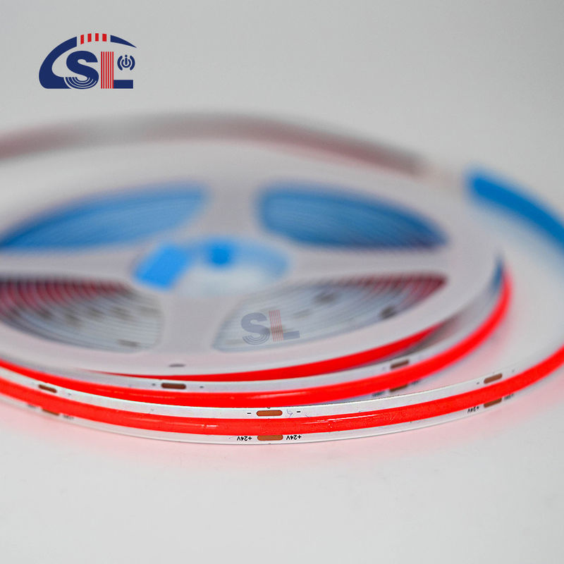 Sorprendente 24v COB 320Ds 8mm Ra 85 Red LED Light Strip con 50000 horas de vida útil