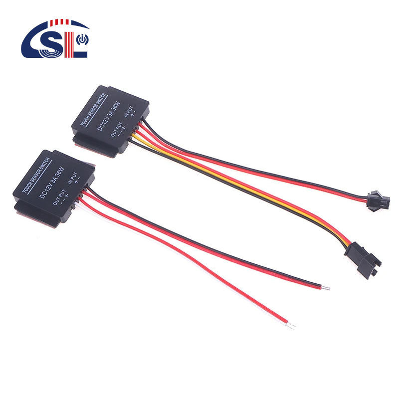 SL 12V 5A 60W Sensor de luz inteligente Conmutador táctil para el espejo del baño Rango de detección 1-6mm