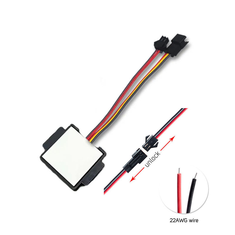 12V 24V 3A sensor táctil de espejo LED interruptor para 1-6mm espejo de mercurio de tres colores