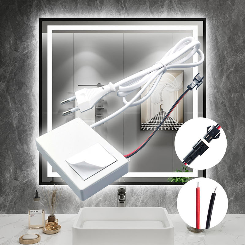 60W 12V Desfocador con una llave un color Seleccionado LED Dispersor de espejo sensor táctil