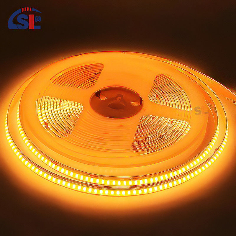 Electroplate COB 24v COB 608Ds 8mm Ra 85 LED Light Strip 3000K-6500K Ideal para el uso residencial