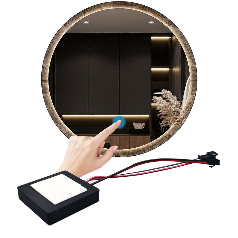 12V24V 5A 60W Un desembarazador de llave Un color Espejo de baño seleccionado Sensor táctil