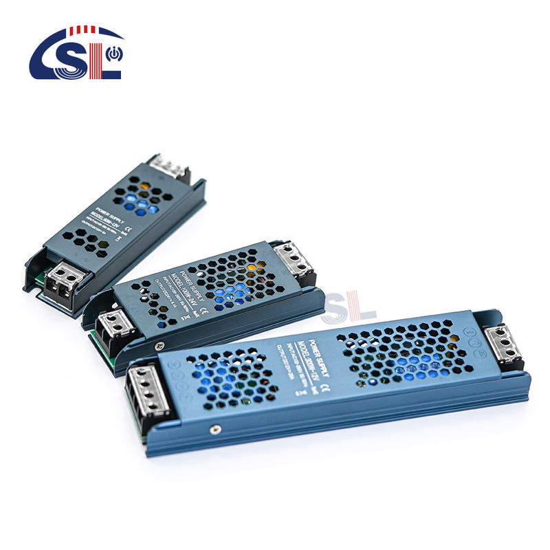 50-60Hz 60W 100W 150W 200W 300W 400W Fuente de alimentación SMPS ultra delgada y delgada con 3