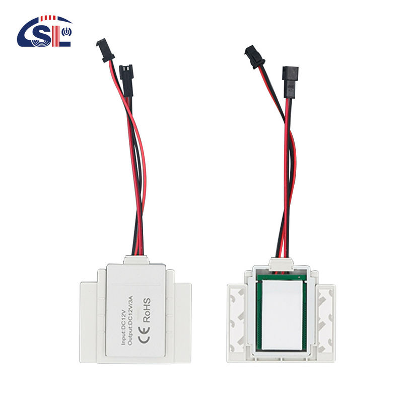 110V 240VAC LED Controller de luz de banda táctil botón de interruptor de pared para espejo inteligente