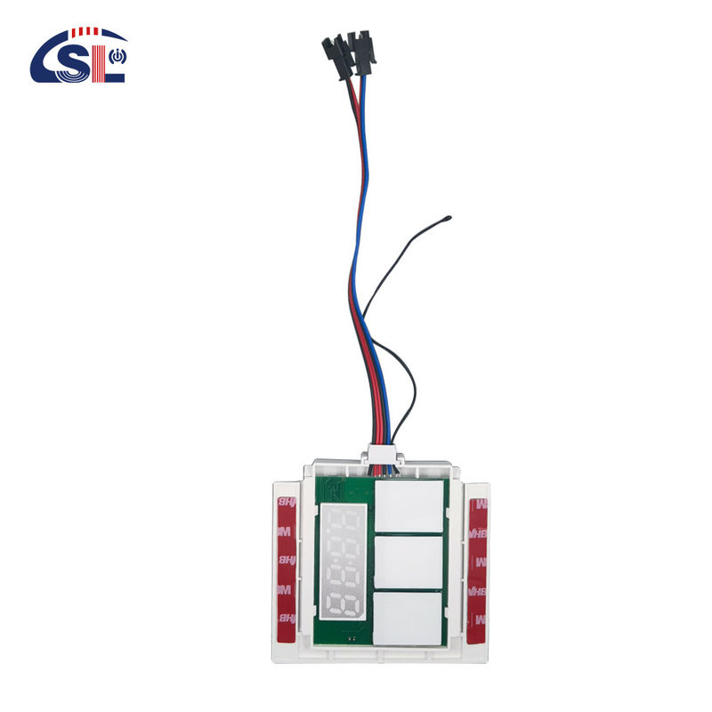 Display de temperatura del tiempo de 60 W Slim DC12V 5A luz LED espejo sensor táctil interruptor de atenuación sin pasos