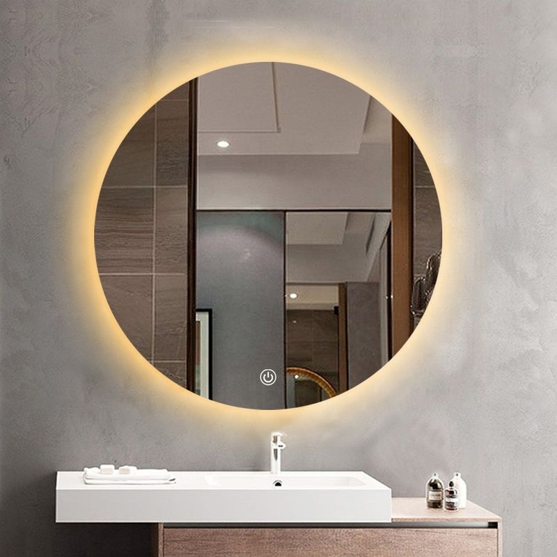 Pantalla táctil Espejo inteligente con luces LED y sensor para mejorar el baño
