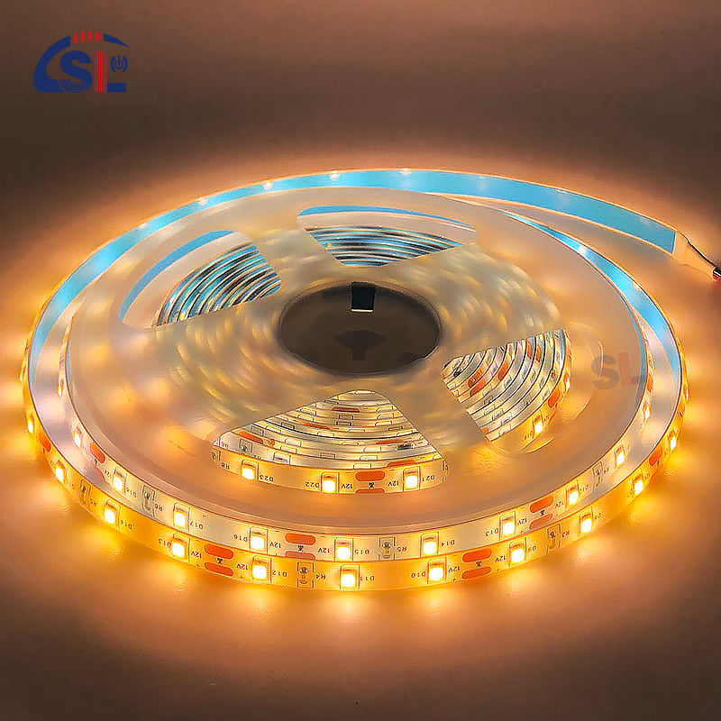 DC12V SMD2835 60D 8mm 1100-1200LM 3000K LED Light Strips para el baño espejos de vanidad