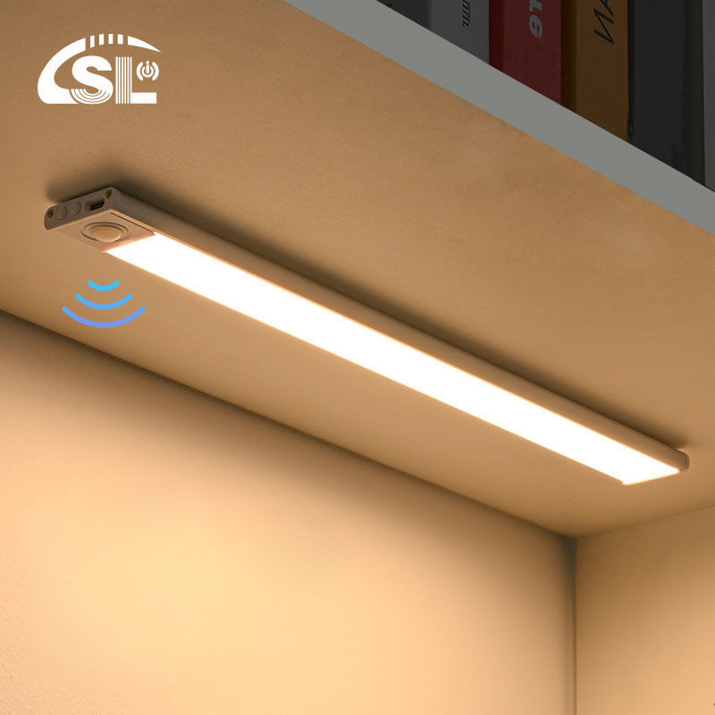Sensor de movimiento con batería en interiores bajo luces de gabinete 30000 horas de trabajo