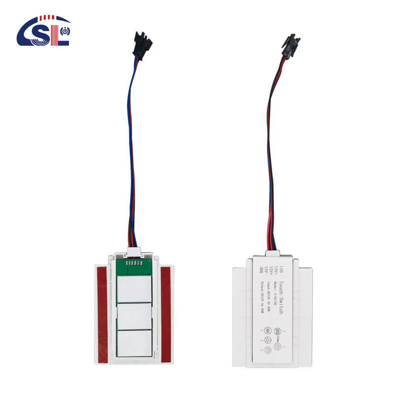60W 5A DC12V Sensor de doble toque de un solo color Conmutador para LED inductivo de radar de espejo