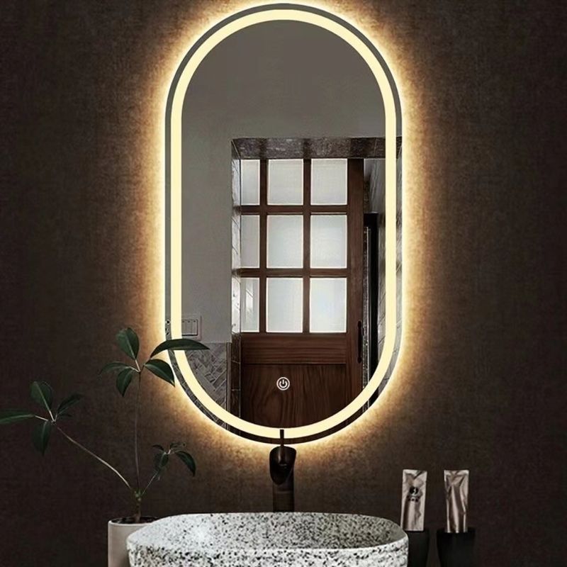Hotel Casa Baño Decoración Iluminación LED Luzes tricolores Inodoro Espejo de vanidad