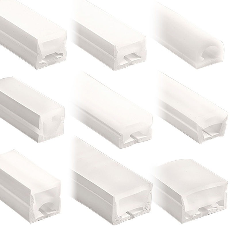 Luz de banda LED de neón cortable de separación de colores con fuente de alimentación 5V 12V 24V AC220V