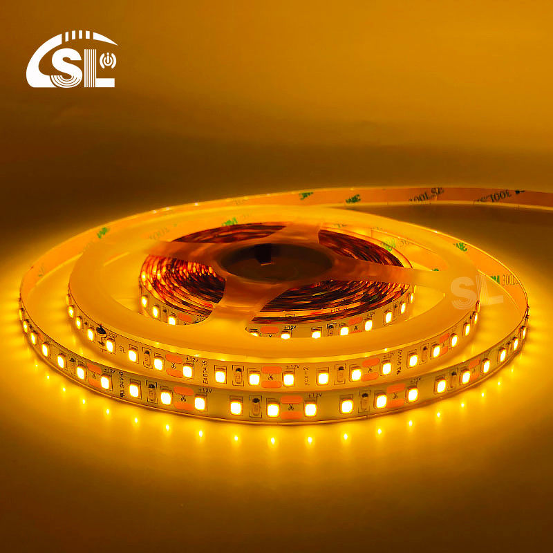 Slim DC12V SMD2835 Electroplate PCB 120Ds 8mm Ra 80 LED Light Strip para el uso residencial