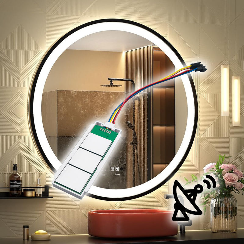 Nivel de atenuación Sí Personalizable 12V/24V 5A 60W/120W Rader PIR Sensor de movimiento Switch de luz LED Fuente de luz 1NO/1NC Switch Combinación Baño