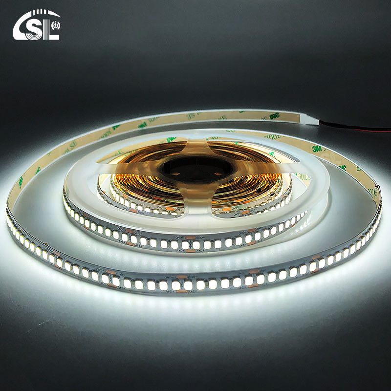 Residencial DC12V 24V SMD2835 Electroplate PCB 240Ds 8mm Ra 80 6500K LED de luz de la franja
