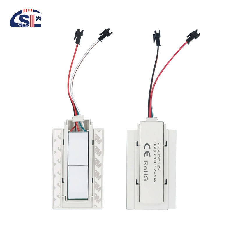 Sensor de interruptor táctil para el espejo de baño iluminado 12v 5A 60W Tres colores LED inteligente