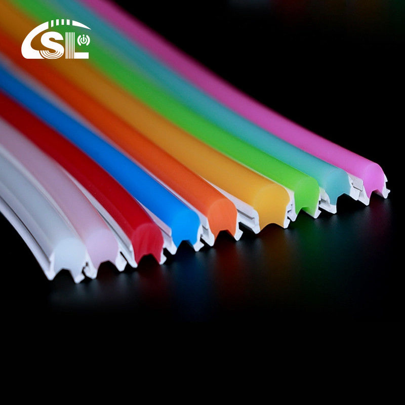 12v/24v/120v/240v LED Neon Strip Cuttable Silicio rosa/azul para luces de Navidad DIY