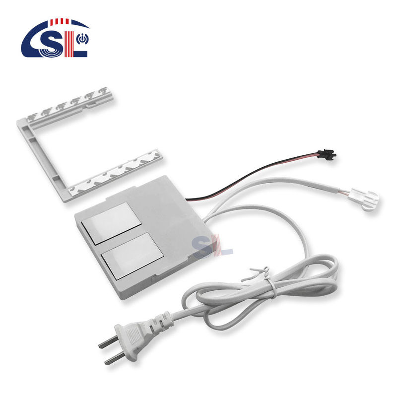 110V 240VAC llaves dobles Baño Iluminación LED de un solo / tres colores
