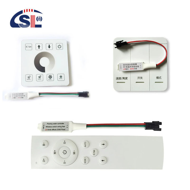 Iluminación LED de control RGB integrada para el nivel de atenuación del salón Sí 12V/24V DC 3A/5A