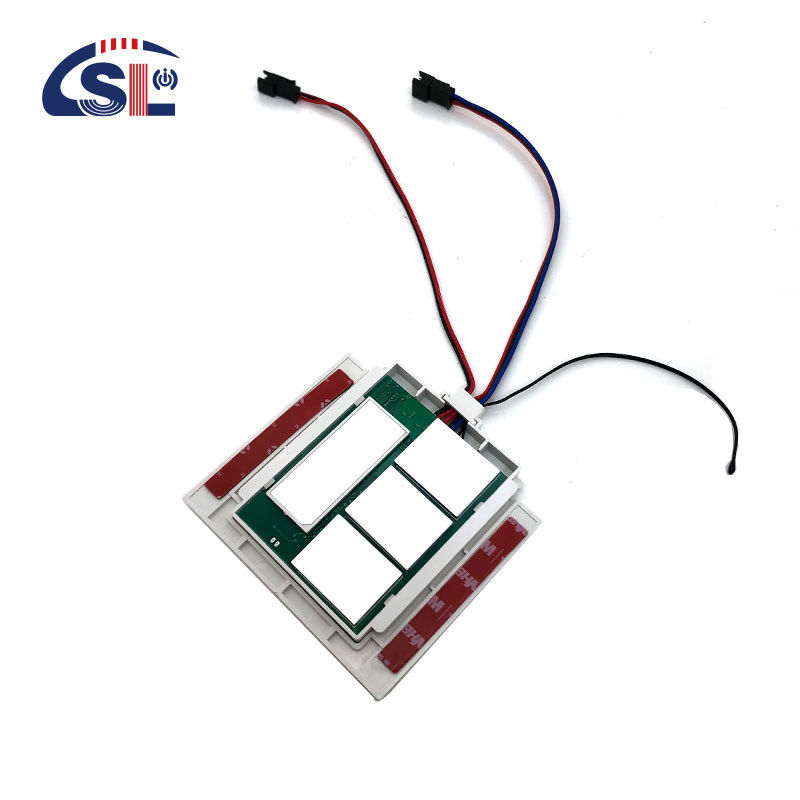Conveniente DC12V SL Multi-función Divide tres botones de visualización de tiempo sensor táctil interruptor