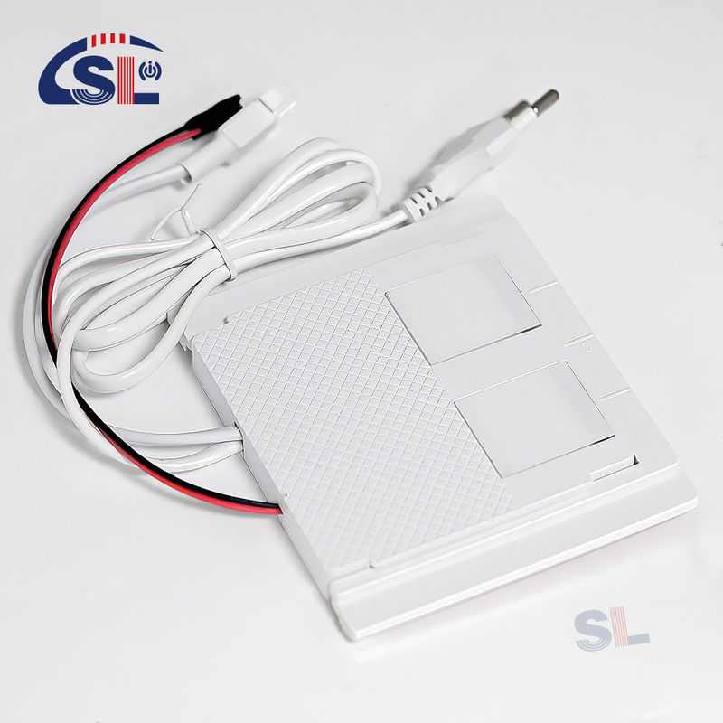 Interruptor de sensor táctil de color único de dos botones grandes integrados de 24 W para espejos de baño