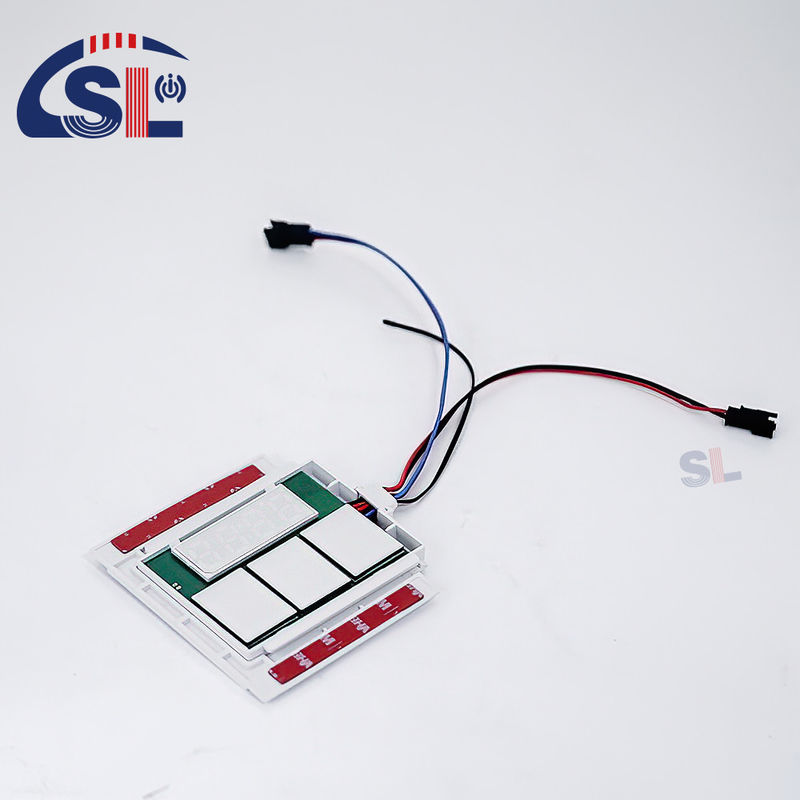Interruptor de sensor táctil de encendido/apagado de oscurecimiento de un solo/tres colores para iluminación LED de espejos de baño